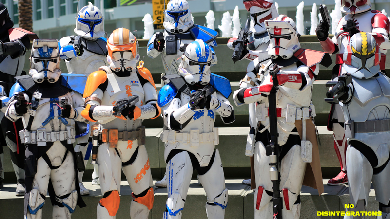 Illustration for article titled So Many Mandalorian Mercs At Star Wars Celebration 2015